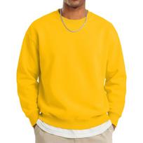 Men's Spring Fall Crewneck Long Sleeve Lined Casual Base Layer Top M geltona