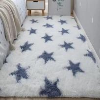 Bedside Rugs For Children's Room Cute Girls Floor Soft Mat Living Room Decoration White Fluffy Large Kids Pink Bedroom Carpet white