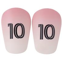 1 Pair Mini Soccer EVA Plastic Shin Guards Pads For Kids Small Football Leg Protector Outdoor Sport Protective Soccer Shin Guard 1 Pinky white 8X5CM