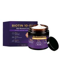 10-in-1 Biotin Skin Renewal Cream, Multi-Action Hydrating Moisturizing Cream, Collagen Nourishing Lotion to Soften & Revitalize Face and Body Skin black