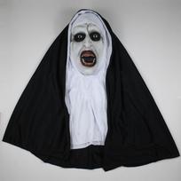 Mokinių Kaukė Cosplay Baisus Kraujuotas Demonas Velnio Veidas Latekso Kaukės Su Skara Helovino Vakarėlio Kostiumo Rekvizitas Prabangus white