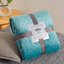 Prabangus deimantų rašto storas koralinio vilnos pledas 45×65cm no packaging white