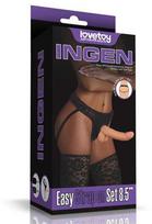 Lovetoy Strap-on lankstus dildo tikroviškas penis 21 cm