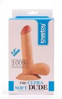 Lovetoy Dildo tikroviškas siurbtukas, gyslas 18 cm