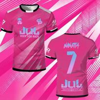 Maillot JUL Marškinėliai Vasaros Simbolis Jaunimo Gatvės Apranga Berniukų Marškinėliai Kvėpuojantys Greitai Džiūstantys Treniruočių Marškinėliai Sportiniai Marškiniai M pink