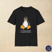 Linux Tux Logo Unisex T-Shirt XS white