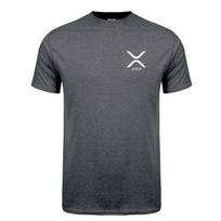 Kriptovaliuta Ripple Xrp Marškinėliai Unisex Laisvalaikio Marškinėliai Medvilniniai Trumpomis Rankovėmis Šaunūs Viršutiniai Drabužiai T-shirt Oz423 L gray
