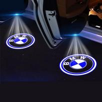BMW M E46 E90 E60 2 vnt. LED pasveikinimo žibintai Automobilio durų projektoriai Lipdukai Priedai BMW E90 E91 E92 E93 E60 E61 F10 F07 E63 F12 TYD-CDK q00 gray