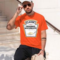 2026 New Model Mayonnaise Condiment Diy Halloween Costume Ing Group Tshirt Humor Funny Halloween Py Team Clothes Fashion Novelt S red