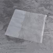 For Midori Travelers Passport Pocket Journal Planner Card Holder Notebook Storage Bag PVC Zipper Bag Notebook Zipper Bag