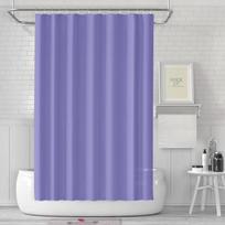 Peva Spausdinta 3D Dušo Užuolaida Su Kabliukais – Stora Vandeniui Atspari Pelėsiui Atspari Vonios Kambario Pertvara Light purple + magnet + snap,180*180 gray