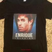 Enrique Iglesias T Shirt Small Nwot Vintage Washed Streetwear Breathable Unisex Stretched Stylish Designer Clothes M gray