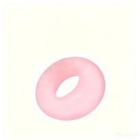 Jumbo Loop Gel-Filled Stress Ball,Ultra-Squishy Fidget Toy For Stress ReliefFocus,Anxiety Ball AdultsTeens,Sensory Squeeze Toy pink