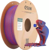 PLA MATTE DUAL 1,75 mm raudona mėlyna 1 kg ESUN 3D FILAMENT (PLA-MTD175B-RU1P1)