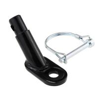 Dviračio priekabos jungtis Nešiojama dviračio priekabos kablio jungties tvirtinimo adapteris Dviračių vilkimo galvutės Atsparios rūdijimui 1 black