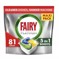 Indaplovių tabletės Fairy Platinum, 81 vnt.