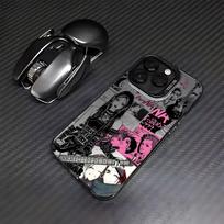 Anime Šaunus N-Nana Telefono dėklas IPhone 17 16e 16 15 14 13 12 11 Mini Pro Max X XR XSMAX 8 7 Air Plus Kritimui atsparus Matinis galinis dangtelis iPhone 12 Pro