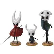 Set 6Pcs/9Pcs Hollow Knight Hornet Anime Action Figure Toys 4-11Cm For Kids Adults Children's Birthday Gift Holiday Present Suitable For Office Home no box gray