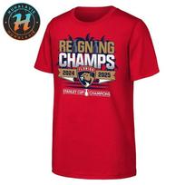 Florida 2026-2026 Panther Back-To-Back Stanley Cup Champions Parade Red Tee XXXXL red