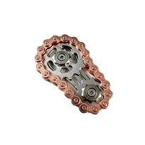 Metal Flywheel Gear Chain Gyro Fingertip Gyro Sprockets Fidgets Toy Anti-stress Fidgeting Spinners Finger Exercise Toys Xmas gray