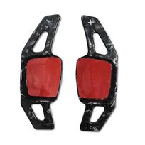 2 vnt. Automobilio ABS pavarų perjungimo svirties ir vairo irklai Priedai Volkswagen VW Golf 8 Tiguan PASSAT Touareg Tharu tamsiai pilka spalva