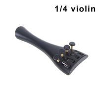 Carbon Fiber Violin/Viola Tailpiece With Tailgut Rope Fine Tuners 4/4 3/4 1/2 1/4 1/8 1/10 Size Violin Accessories as the picture
