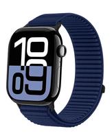 Sport Nylon loop Strap for Apple watch Bands 46mm 44mm 40mm 42mm 45mm 41mm Correa Bracelet iWatch series 11 SE 10 9 8 7 Ultra 3 38 40 41mm S10-42mm gray