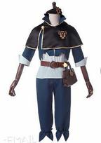 Asta Pilnas Cosplay Rinkinys su Apsiaustu, Juodojo Konklio Anime Pilnas Vaidmenų Žaidimo Kostiumas XL black