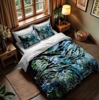 Beautiful Underwater Coral Reef Duvet/Doona Cover Set Single Twin Double Queen King Size Bed Linen Set 135x200cm white