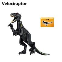 28CM Milžiniškas Raptor Carnosaurus Statybiniai Blokeliai Dinzaurų Plytelės Tyrannosaurus TRex Surinkimo Vaikų Žaislai Vaikų Dovana Kalėdinės Dovanos 24 black