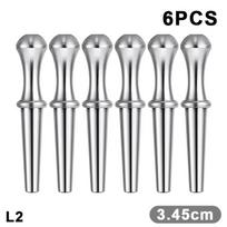 6Pcs Metal Cribbage Pegs Muti-Sizes Tapered Game Pins For Cribbage Traditional Board Game Replacement Pegs S2 gray