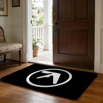 Aphex Twin Richard D James Music Floor Mat Soft Flannel Absorbent Mat Non-Slip Rug Home Bedroom Bathroom 40cm x 60cm gray