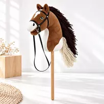 Relaxdays Pliušinis žaislinis arkliukas Hobby Horsing