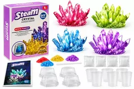 Jianyang Viltownlage Lianxia Kristalų auginimo rinkinys vaikams „Steam Crystal“, 4 užuomazgos