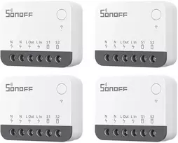 SONOFF išmanusis Zigbee jungiklio modulis 10 A, 2400 W, 4 vnt., ZBMINIR2-4PACK
