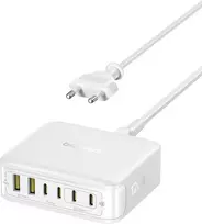 Baseus USB-C 120 W GaN greitojo įkrovimo stotelė su 6 USB jungtimis