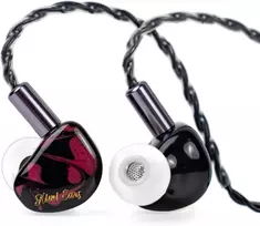 Linsoul į ausis įdedamos laidinės ausinės Kiwi Ears Cadenza, 10 mm, 3,5 mm