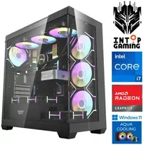 Stacionarus kompiuteris INTOP AQUA i7-14700F 16GB DDR5 1TB SSD M.2 NVME+2TB RX9060XT 16GB WIN11Pro (RW90834) (Atnaujinta)