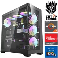 Stacionarus kompiuteris INTOP AQUA Ryzen 7 7700X 32GB DDR5 1TB SSD M.2 NVME+2TB RX9060XT 16GB no-OS (RW90775NS) (Atnaujinta)