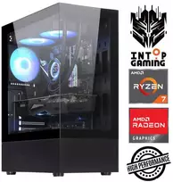 Stacionarus kompiuteris INTOP Ryzen 7 5700X 16GB 500SSD M.2 NVME RX9060XT 16GB no-OS (RW91408NS) (Atnaujinta)