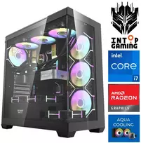 Stacionarus kompiuteris INTOP AQUA i7-14700F 32GB DDR5 1TB SSD M.2 NVME RX9060XT 16GB no-OS (RW90766NS) (Atnaujinta)