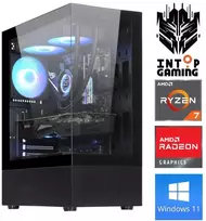 Stacionarus kompiuteris INTOP Ryzen 7 5700X 32GB 1TB SSD M.2 NVME+2TB RX9060XT 16GB WIN11Pro (RW91430) (Atnaujinta)