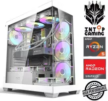 Stacionarus kompiuteris INTOP Ryzen 5 7500F 32GB DDR5 1TB SSD M.2 NVME+2TB RX9060XT 16GB no-OS (RW90895NS) (Atnaujinta)