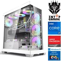 Stacionarus kompiuteris INTOP AQUA i7-14700F 64GB DDR5 1TB SSD M.2 NVME+2TB RX9060XT 16GB WIN11 (RW90872WH) (Atnaujinta)