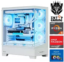 Stacionarus kompiuteris INTOP AQUA Ryzen 5 7600X 64GB DDR5 1TB SSD M.2 NVME+2TB RX9060XT 16GB no-OS (RW91718NS) (Atnaujinta)