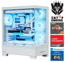 Stacionarus kompiuteris INTOP AQUA Ryzen 7 7700X 16GB DDR5 1TB SSD M.2 NVME RX9060XT 16GB WIN11 (RW91743WH) (Atnaujinta)