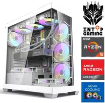 Stacionarus kompiuteris INTOP AQUA Ryzen 5 7600X 64GB DDR5 1TB SSD M.2 NVME RX9060XT 16GB no-OS (RW90923NS) (Atnaujinta)