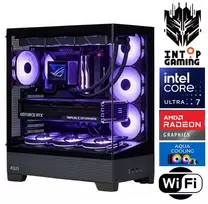 Stacionarus kompiuteris INTOP AQUA Ultra 7 265KF 16GB DDR5 1TB SSD M.2 NVME+2TB RX9060XT 16GB WiFi no-OS (RW92601NS) (Atnaujinta)