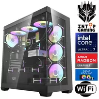 Stacionarus kompiuteris INTOP AQUA Ultra 7 265KF 32GB DDR5 1TB SSD M.2 NVME RX9060XT 16GB WiFi no-OS (RW92515NS) (Atnaujinta)