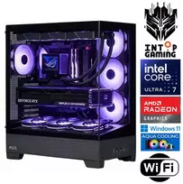 Stacionarus kompiuteris INTOP AQUA Ultra 7 265KF 32GB DDR5 1TB SSD M.2 NVME+2TB RX9060XT 16GB WiFi WIN11 (RW92608WH) (Atnaujinta)